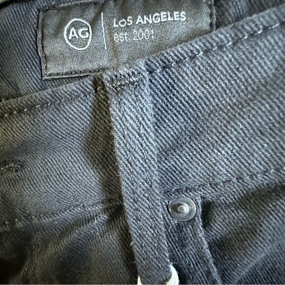 AG Adriano Goldschmied FARRAH BOOT CROP SULFUR BLACK NWT SZ 30 CROPPED BOOTCUT - Picture 6 of 16